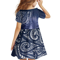 New Zealand Galaxy Fern Kid Short Sleeve Dress