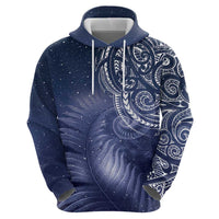 New Zealand Galaxy Fern Zip Hoodie LT9 - Polynesian Pride