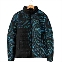New Zealand Matariki Padded Jacket Galaxy Maori Tribal Tattoo - Polynesian Pride