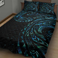 New Zealand Tribal Tattoo Quilt Bed Set With Matariki Art