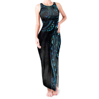 New Zealand Tribal Tattoo Tank Maxi Dress With Matariki Art