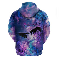 I Love You In Every Universe Personalised Hoodie Polynesian Pattern Galaxy Style LT9 - Polynesian Pride