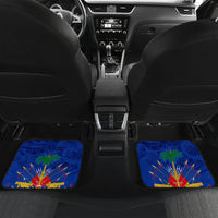 Haiti Independence Day Car Mats Libete Egalite Fratenite Ayiti 1804 With Polynesian Pattern LT9 - Polynesian Pride