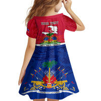 Haiti Independence Day Family Matching Tank Maxi Dress and Hawaiian Shirt Libete Egalite Fratenite Ayiti 1804 With Polynesian Pattern LT9 - Polynesian Pride