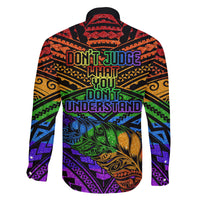 New Zealand LGBT Fern Heart Family Matching Off Shoulder Short Dress and Hawaiian Shirt Dont judge What You Dont Understand LT9 - Polynesian Pride