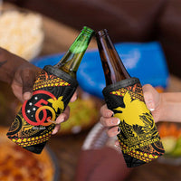 Papua New Guinea Tribal Tattoo 4 in 1 Can Cooler Tumbler 50th Independence Anniversary