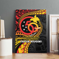 Papua New Guinea Tribal Tattoo Canvas Wall Art 50th Independence Anniversary