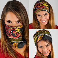 Papua New Guinea Tribal Tattoo Neck Gaiter 50th Independence Anniversary - Polynesian Pride