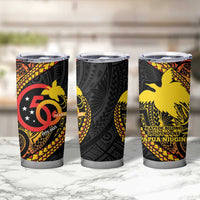 Papua New Guinea Tribal Tattoo Tumbler Cup 50th Independence Anniversary