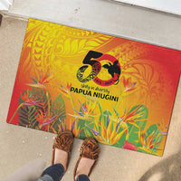 Papua New Guinea Unity in Diversity Rubber Doormat 50th Indipendens Papua Niugini