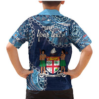 Personalised Fiji 54th Anniversary Family Matching Mermaid Dress and Hawaiian Shirt Siga Ni Bula Galala Marautaki O Viti LT9