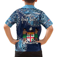 Personalised Fiji 54th Anniversary Family Matching Puletasi and Hawaiian Shirt Siga Ni Bula Galala Marautaki O Viti LT9 - Polynesian Pride