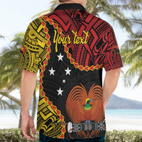 Personalised Papua New Guinea 49th Anniversary Hawaiian Shirt Hapi De bilong Indipendens Papua Niugini LT9 - Polynesian Pride