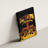 Personalised Papua New Guinea 49th Anniversary Canvas Wall Art Bird of Paradise Unity In Diversity