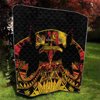 Personalised Papua New Guinea 49th Anniversary Quilt Bird of Paradise Unity In Diversity