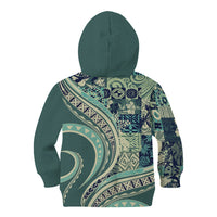 Hawaiian Hibiscus Tribal Vintage Motif Kid Hoodie Ver 1