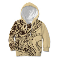 Hawaiian Hibiscus Tribal Vintage Motif Kid Hoodie Ver 3