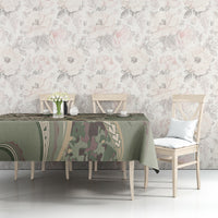 Hawaiian Hibiscus Tribal Vintage Motif Tablecloth Ver 6