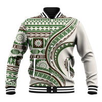 Hawaiian Hibiscus Tribal Vintage Motif Baseball Jacket Ver 7