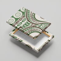 Hawaiian Hibiscus Tribal Vintage Motif Canvas Wall Art Ver 7