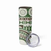 Hawaiian Hibiscus Tribal Vintage Motif Skinny Tumbler Ver 7