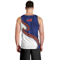 Ula Fala Red Samoa Chief Men Tank Top Samoan Art Black Tribal