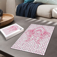 Aotearoa Kowhaiwhai Poutama Pink Motif Puzzle LT9 - Polynesian Pride