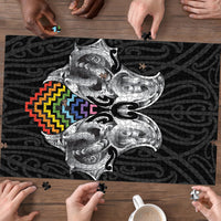 Aotearoa Kowhaiwhai Poutama Rainbow Motif Puzzle