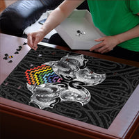 Aotearoa Kowhaiwhai Poutama Rainbow Motif Puzzle