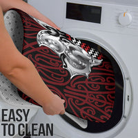 Aotearoa Kowhaiwhai Poutama Red Motif Bathroom Set