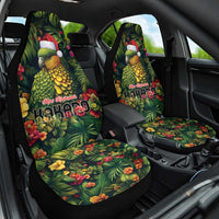 Meri Kirihimete Kakapo Car Seat Cover New Zealand Christmas with Tropical Vibe LT9 One Size Green - Polynesian Pride