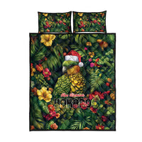 Meri Kirihimete Kakapo Quilt Bed Set New Zealand Christmas with Tropical Vibe