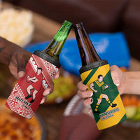 Australia-Tonga Rugby Pacific Custom 4 in 1 Can Cooler Tumbler The Kangaroos and Mate Ma'a Tonga