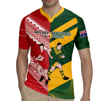 Australia-Tonga Rugby Pacific Custom Rugby Jersey The Kangaroos and Mate Ma'a Tonga