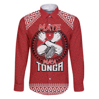 Tonga Rugby XIII Custom Family Matching Puletasi and Hawaiian Shirt Mate Ma'a Tonga with Ngatu Pattern