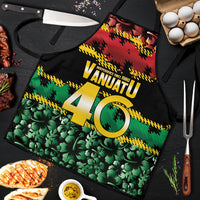 Vanuatu 46th Year Anniversary Apron 30 July 1980 Hibiscus Seamless Pattern
