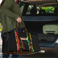 Vanuatu 46th Year Anniversary Travel Bag Tamtam Slit Drums Long God Yumi Stanap