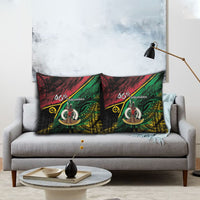 Vanuatu 46th Year Anniversary Pillow Cover Vintage Grunge Vanuatu Flag Heritage