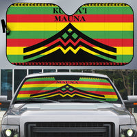 Hawaii Ku Kia'i Mauna Auto Sun Shade Hawaiian Kanaka Maoli Motif