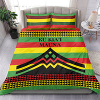 Hawaii Ku Kia'i Mauna Bedding Set Hawaiian Kanaka Maoli Motif