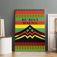 Hawaii Ku Kia'i Mauna Canvas Wall Art Hawaiian Kanaka Maoli Motif