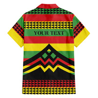 Hawaii Ku Kia'i Mauna Personalized Family Matching Short Sleeve Bodycon Dress and Hawaiian Shirt Hawaiian Kanaka Maoli Motif LT9 - Polynesian Pride