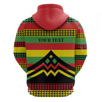 Hawaii Ku Kia'i Mauna Personalized Zip Hoodie Hawaiian Kanaka Maoli Motif