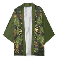 Hawaii Ohia Lehua Squares Kimono Hawaiian Quilt Inspired Floral Pattern