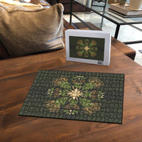 Hawaii Ohia Lehua Squares Puzzle Hawaiian Quilt Inspired Floral Pattern