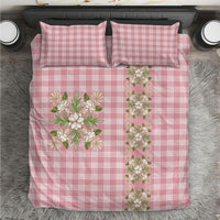 Akala Hamele Hawai'i Palaka Squares Maile Leaf Bedding Set Flowers Hawaiian Quilt Patterns
