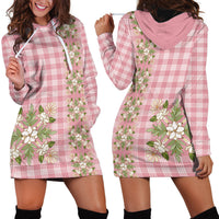 Akala Hamele Hawai'i Palaka Squares Maile Leaf Hoodie Dress Flowers Hawaiian Quilt Patterns