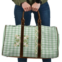 Liko Kukui Hawai'i Palaka Squares Maile Leaf Travel Bag Flowers Hawaiian Quilt Patterns