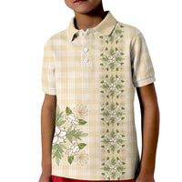 Melemele Ahiahia Hawai'i Palaka Squares Maile Leaf Kid Polo Shirt Flowers Hawaiian Quilt Patterns
