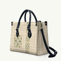 Melemele Ahiahia Hawai'i Palaka Squares Maile Leaf Leather Bag Flowers Hawaiian Quilt Patterns